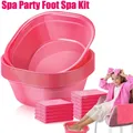 Kit de spa pour les pieds pour enfants spa de pédicure pour filles faveurs de fête d'anniversaire