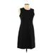 Lands' End Casual Dress: Black Dresses - Women's Size 6 Petite