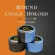 KONLLEN-Porte-craie rond pour queue de billard étui portable en métal pour snooker accessoires de