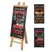 Glitzhome 32"H Double-Sided Fall Christmas Wooden Porch Sign Board