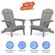 Clearance! Wood Lounge Patio Chair for Garden Outdoor Wooden Folding Adirondack Chair Set of 2 Solid Cedar Wood Lounge Patio Chair for Garden Lawn Backyard