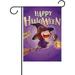 Dreamtimes Halloween Flying Little Witch On Purple Seasonal Holiday Garden Yard House Flag Banner 12 x 18 inches Decorative Flag for Home Indoor Outdoor Decor