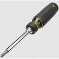 Klein Tools 32305 15-in-1 Multi-Bit Ratcheting Screwdriver - Includes: 14 different double sided screwdriver bits and a 14-Inch nut driver - Magnetic - 1 Lbs