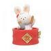 2023 China Chic Rabbit Ornament New Year Rabbit Cup Home Shaking Head Spring Base Ornament Car Living Room Bedroom Office Desktop Decoration Rabbit Ornament Gift for New Year