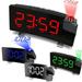 Digital Alarm Clock Projection Alarm Clock for Heavy Sleepers Digital Clock for Bedroom with LED Screen 12/24H Snooze