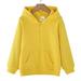 Xmarks Hoodies for Boys Girls Hoodie Sweatshirt Solid Color Full Zip Jacket Casual Classic Tops