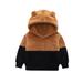 Esaierr 18M-7Y Boys Girls Boys Hoodie Sweatshirt for Baby Toddler Kids Casual Long Sleeve Hooded Clothing Autumn Winter Hooded Sweatshirt