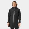 Helly Hansen Women's Long Belfast 3/4 Length Rain Jacket Black S