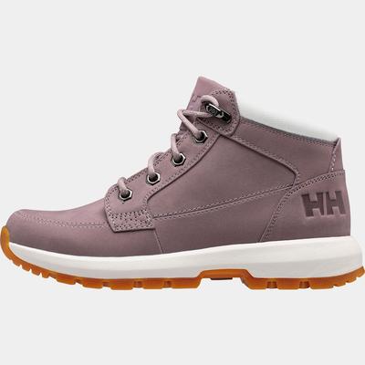 Helly Hansen Women Richmond Casual Boots In Nubuck Leather Pink 3.5