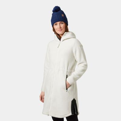 Helly Hansen Women's Imperial Long Pile Fleece Midlayer Jacket Beige XL