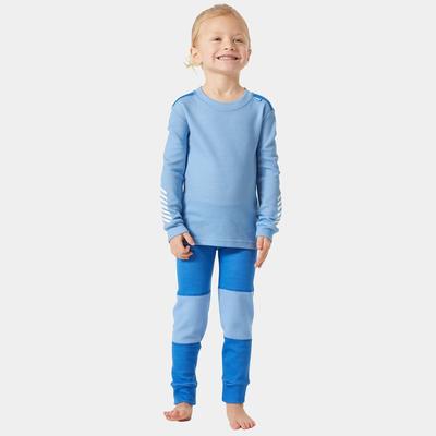Helly Hansen Kids' LIFA® Merino Wool Base Layer Set Blue 128/8