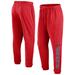 Men's Fanatics Branded Red Washington Capitals Chop Block Fleece Sweatpants