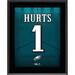 Jalen Hurts Philadelphia Eagles 10.5" x 13" Jersey Number Sublimated Player Plaque