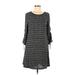 Sandra Darren Casual Dress: Black Dresses - Women's Size Medium