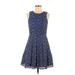 Xscape by Joanna Chen Cocktail Dress: Blue Dresses - Women's Size 6