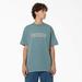 Dickies Men's Melvern Graphic T-Shirt - Smoke Blue Size L (WSR26)