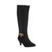 Extra Wide Width Women's The Rosey Wide Calf Boot by Comfortview in Black (Size 7 1/2 WW)