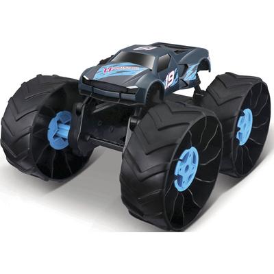 RC-Monstertruck MAISTO TECH "CyKlone AWT 2,4 GHz" Fernlenkfahrzeuge blau Kinder Ab 3-5 Jahren