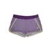 Adidas Athletic Shorts: Purple Color Block Activewear - Women's Size Medium