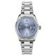 Breil Classic ELEGEANCE Damen Armbanduhr mit Armband aus Stahl, in der Farbe: Silber/Hellblau, Gehäusedurchmesser: 30 mm, EW0628