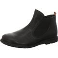 THINK! Damen RENTO chromfrei gegerbte Leder gefütterte Chelsea-Boots, 0000 SCHWARZ, 38.5 EU