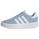 adidas Damen Court Platform Suede Sneaker, Wonder Blue/FTWR White/FTWR White, 41 1/3 EU