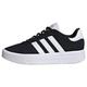 adidas Damen Court Platform Suede Sneaker, Core Black/FTWR White/FTWR White, 41 1/3 EU
