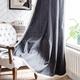 SIBOTECH Modern Dark Grey Curtain With Tassel Cotton Semi Blackout Finished Curtains For Living Room Blinds French Windows Door Curtain boho curtains (Size : W 150 x H 160cm)