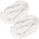 Beaupretty 4pcs 2 Hairdressing cotton roll beauty coil cotton stuffing perm solution for hair makeup supplies cotton coil for skin care dedicated sliver cotton pad Cotton lap white