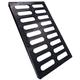 MOSINSBO Cast Iron Drain Grate, 20x12 Outdoor Drain Cover, B125 Class Sewer Grate, Durable Heavy Duty Sewer Cover, Black Rectangle Drainage Grate for Concrete Floor (19.7”x11.8”)