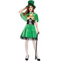 CAMDOM Festival Performance Costume Fancy Dress Adult Womens Patrick's Day Irish Genie Dwarf Halloween Christmas Costumes