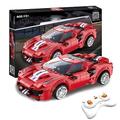 NVOSIYU Technic Car Building Sets, Remote Control Car Model Kit, 488 Sports Car Model Building Set for Adults, 306Pieces
