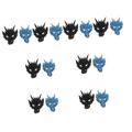 ABOOFAN 16 Pcs 3d Animal Dragon Mask Cosplay Dragon Masks Dragon Cosplay Mask Scary Animal Masks Cosplay Party Mask Dragon Facemask Dragon Half Dragon Masks for Party Prom Mask Pu Supplies