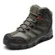 NORTIV 8 Men's Ankle High Waterproof Hiking Boots Outdoor Lightweight Shoes Trekking Trails,160448_M-F,OLIVE/BLACK/ORANGE,13 UK UK/14 US