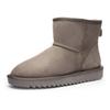 Winterboots ARA "Alaska", Damen, Gr. 40, grau (light, grau), Veloursleder, Lammfell, sportlich, Schuhe, Winterboots, Stiefel in bequemer Weite G (=weit)