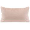 Dekokissen H.O.C.K. "Plushy", rosa (rosa, unifarben), B:70cm H:10cm L:40cm, Obermaterial: 100% Polyester. Füllung: 100% Polyester, Dekokissen_Sitzkissen_Kissenhüllen, samtweich, kuschelig, inkl. Füllung, Bezug mit Reißverschluss