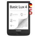 PocketBook e-Book Reader 'Basic Lux 4' (deutsche Version) 8 GB Speicher, 15,2 cm (6 Zoll) E-Ink Carta Display - Schwarz