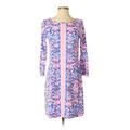 Lilly Pulitzer Casual Dress - Shift: Light Pink Print Dresses - Women's Size 2X-Small