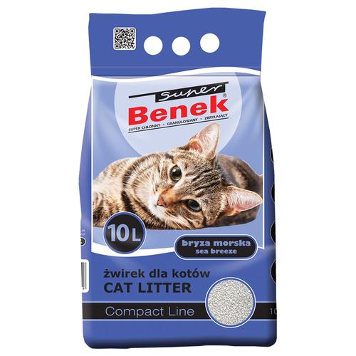 2x 10l Super Benek Compact mit Seebrise Katze