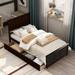 Red Barrel Studio® Twin Platform Bed Wood in Brown | 41.3 H x 42.7 W x 78.98 D in | Wayfair B363A9216DC047A6A42B5B438820943A