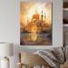 Darby Home Co Islam Art Divine Illumination II - Religion & Spirituality Canvas Prints Metal in Orange/Yellow | 32 H x 24 W x 1 D in | Wayfair