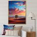 Union Rustic Landscape Colorful Horizons II - Landscape & Nature Canvas Wall Art Metal in Blue/Pink/Red | 32 H x 24 W x 1 D in | Wayfair