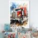 Winston Porter Semi Truck Heavy Duty I - Print on Canvas Canvas, Cotton in Red | 20 H x 12 W x 1 D in | Wayfair 60E5C8B5A94848B78450863B49883480