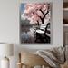 Red Barrel Studio® Pink Luxembourg Gardens Serenade Canvas, Cotton in Black/Pink | 20 H x 12 W x 1 D in | Wayfair 330A33450CA34E448089AEA11E216059