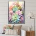 Dakota Fields Daerion Green Pink Succulents Succulent Serenade - Print on Canvas Canvas, Cotton | 20 H x 12 W x 1 D in | Wayfair