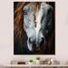 Union Rustic Keeng Gray Brown Horse Serenity - Print on Canvas Plastic in Brown/Gray | 44 H x 34 W x 1.5 D in | Wayfair