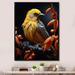 Red Barrel Studio® Bird Wings Of Majesty - Animals Wall Decor Plastic in Black/Yellow | 44 H x 34 W x 1.5 D in | Wayfair