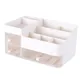 Commode de maquillage blanche pour les soins de la peau MELBox design à compartiments