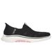 Skechers Women's Slip-ins: GO WALK 7 - City Lights Slip-On Shoes | Size 8.5 | Black | Textile/Synthetic | Machine Washable