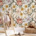 Tapete Vintage Flowers Fototapete Kinderzimmer Blumen Natur Babyzimmer Motivtapete Muster 1052